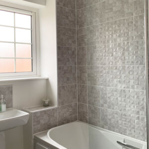 Sales office bathroom